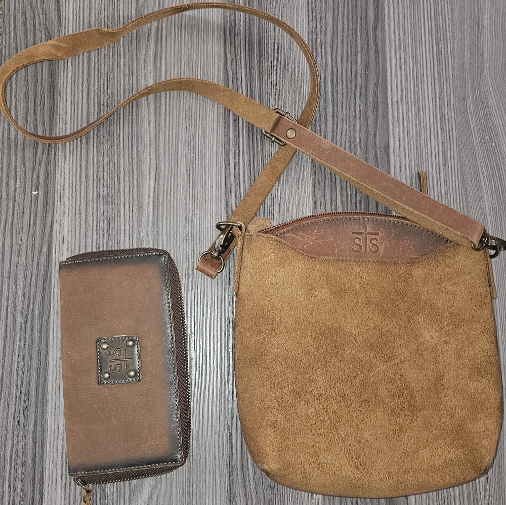 🆕 New Leather Cowgirl Crossbody Hobo Bag Shoulder Bag Purse Wallet